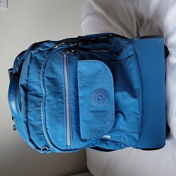 Kipling Bags Kipling Classic Blue Nylon Wheeled Rolling Travel